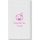 Party Hat Emoji Linen Like Guest Towels Image 2 of 2